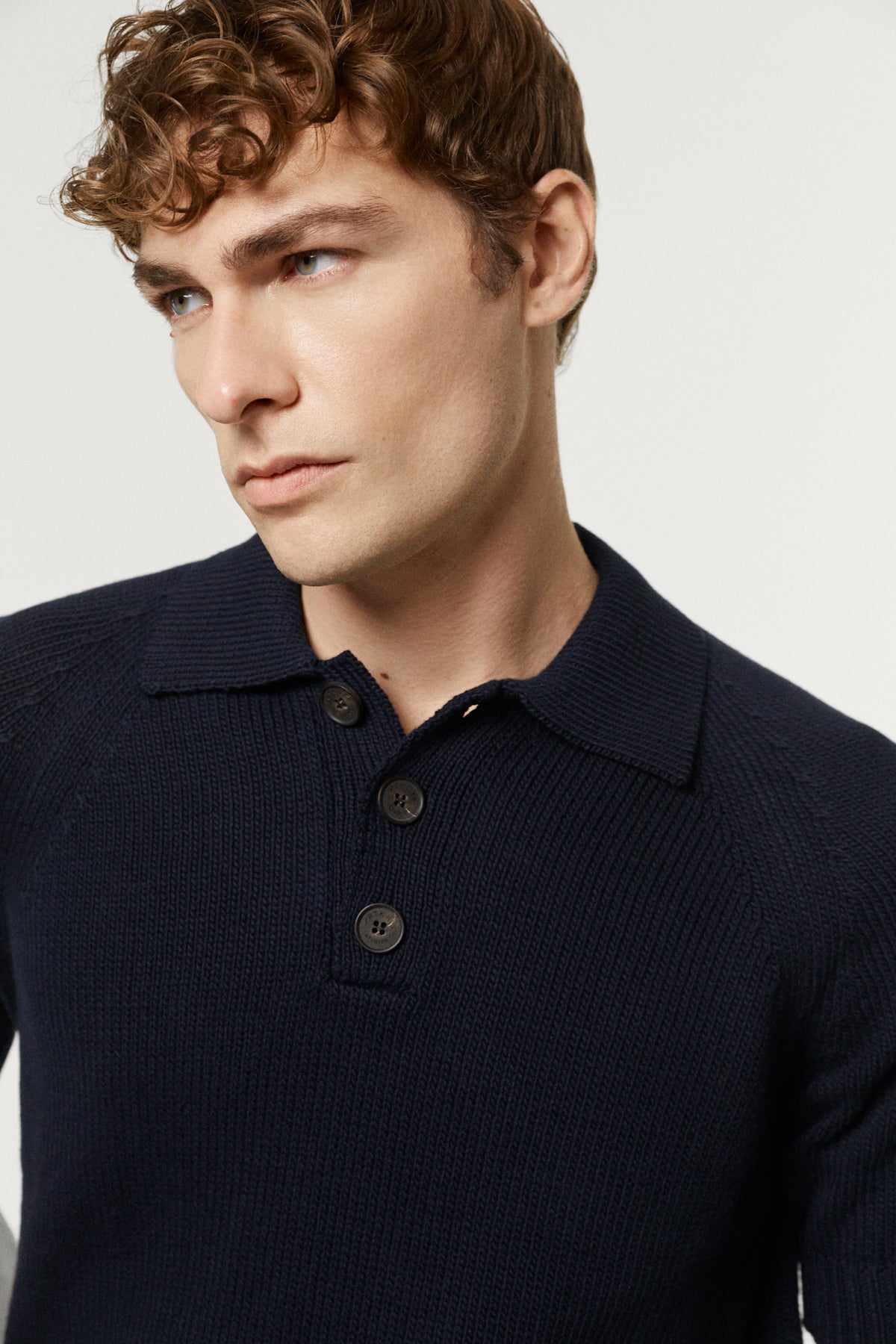 The Organic Cotton Tricot Short Sleeve Polo blue