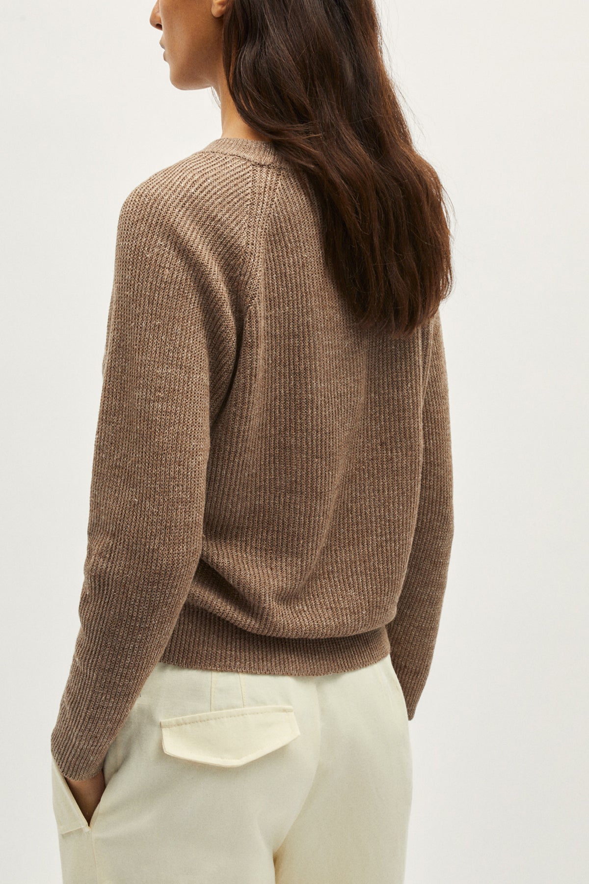 The Linen Cotton Raglan Sweater - Imperfect Version