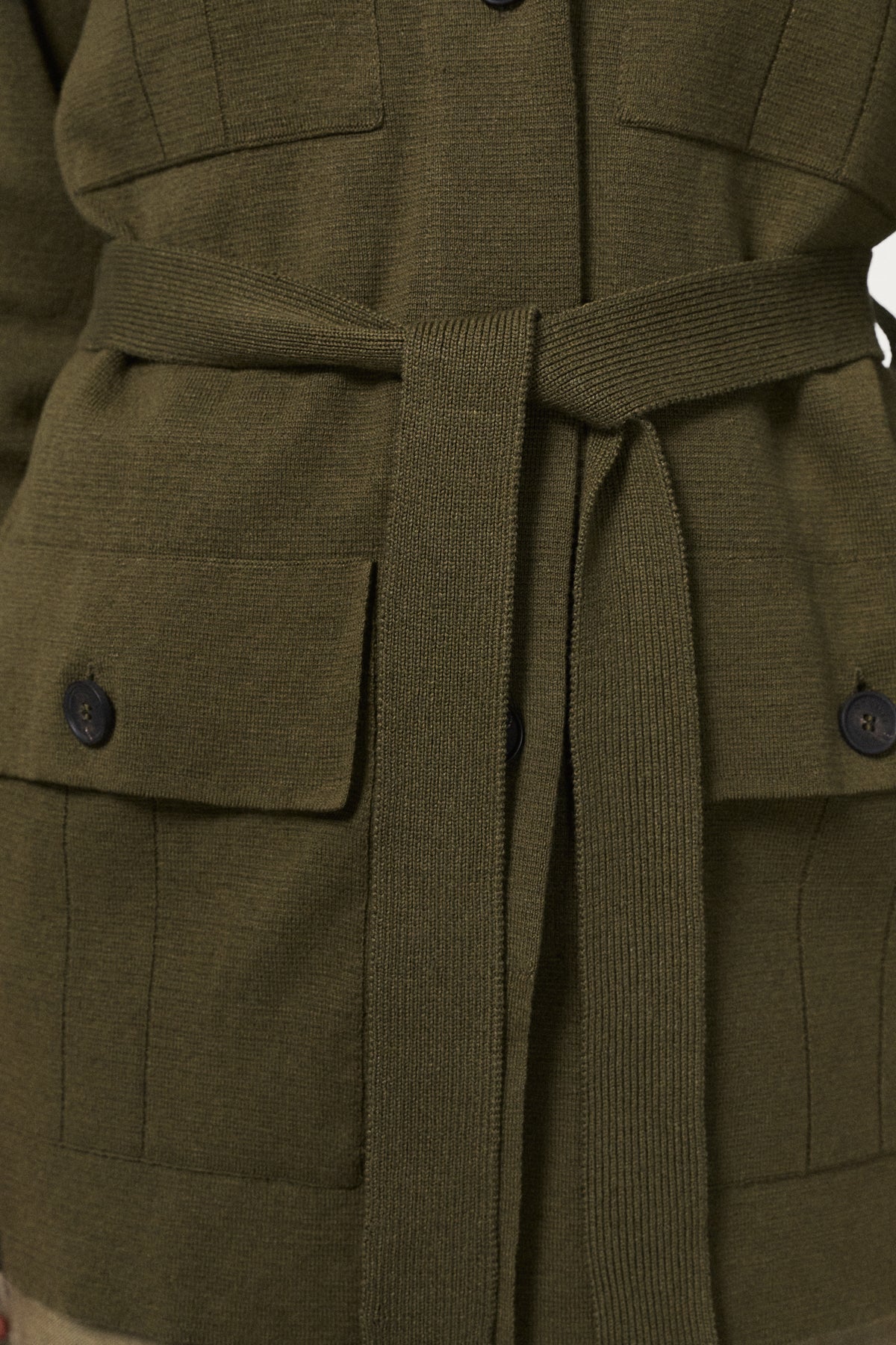 The Linen Cotton Sahariana Jacket - olive green