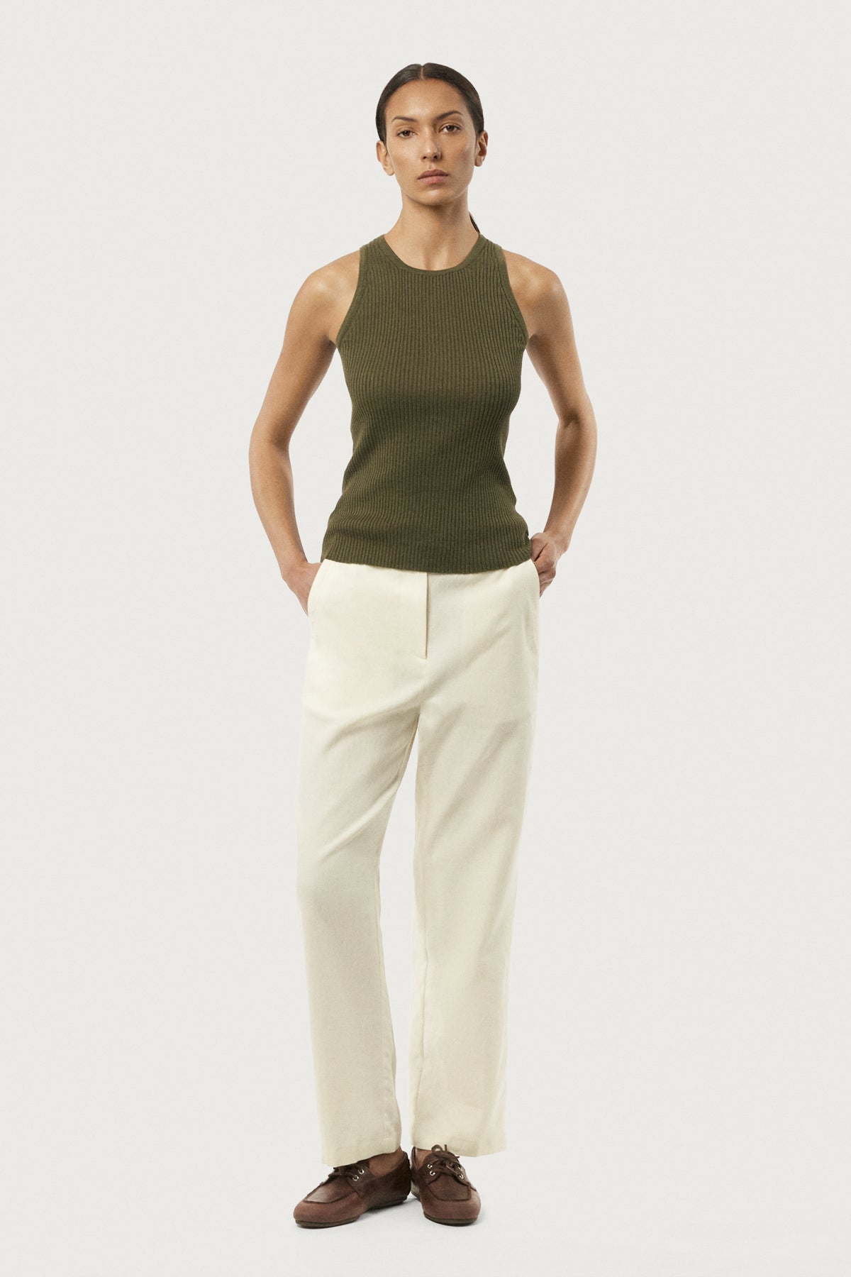 The Linen Cotton Tank Top