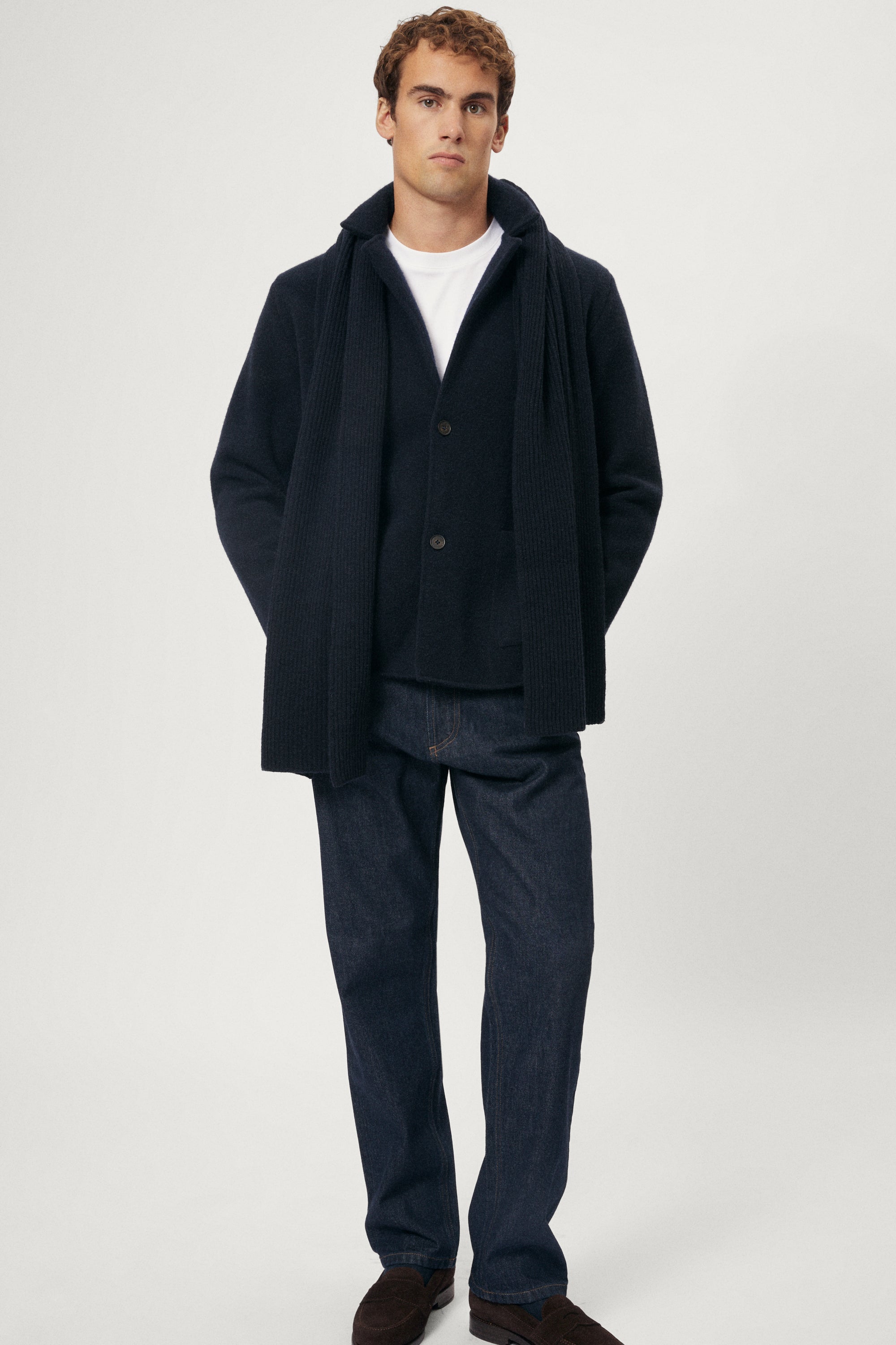 Sciarpa in Lana Cardata