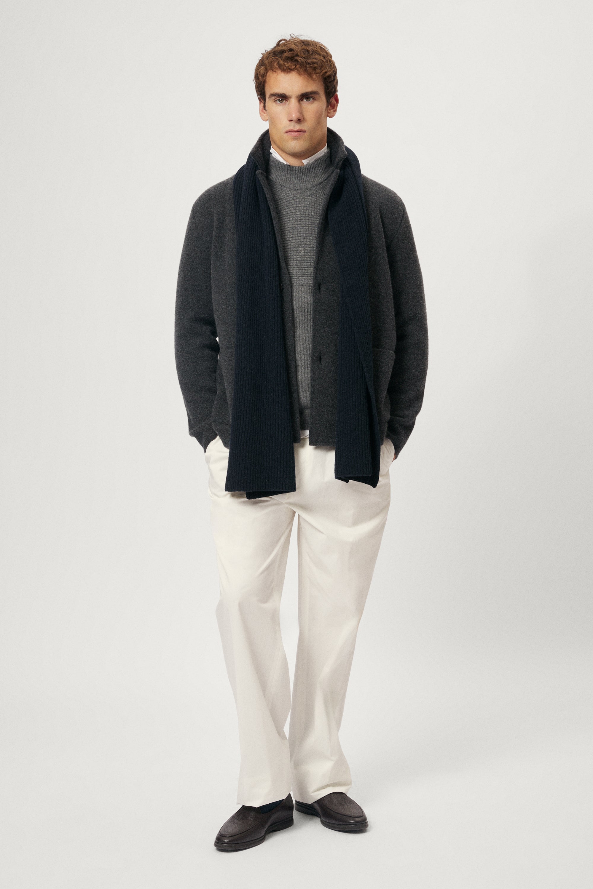 Sciarpa in Lana Cardata