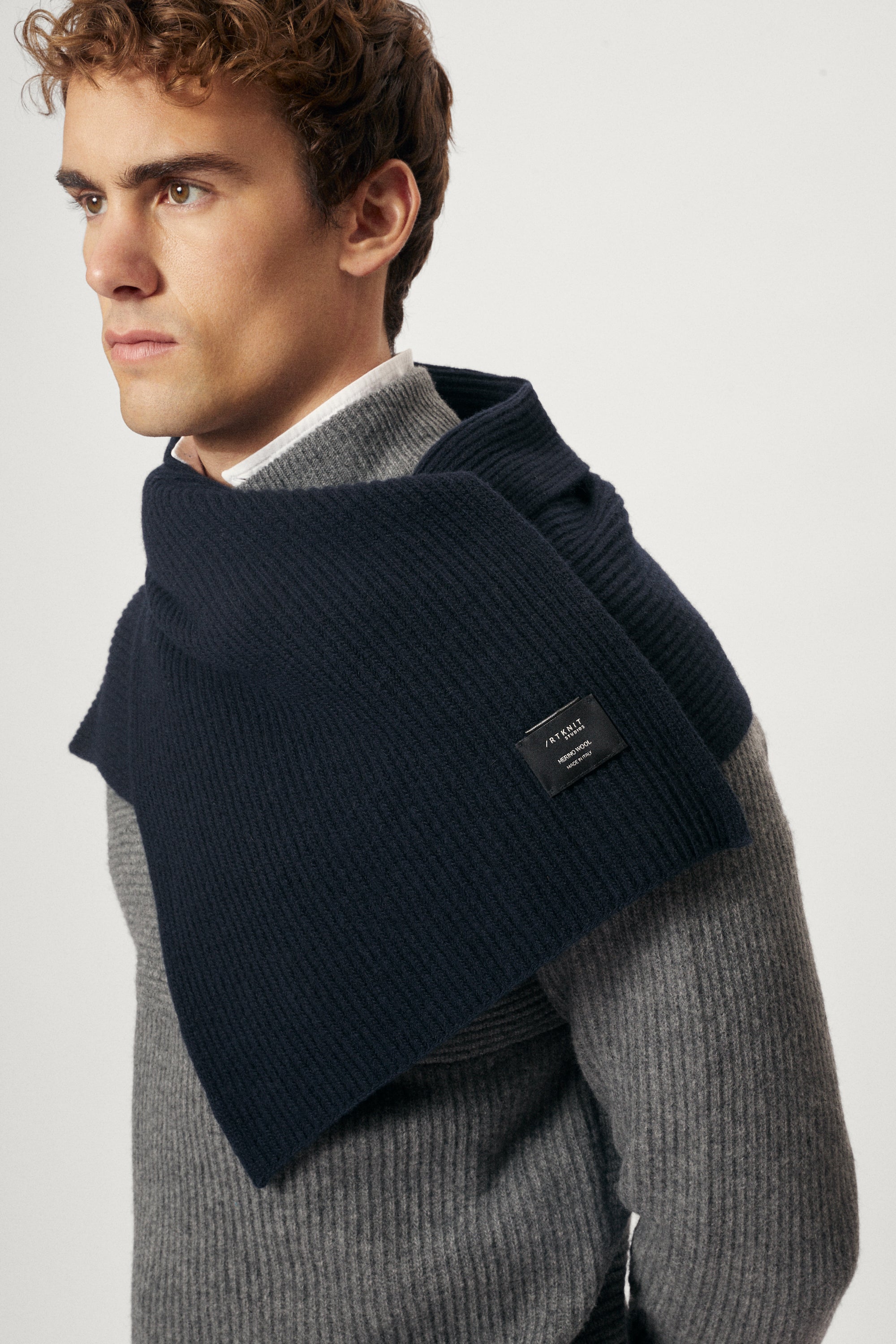 Sciarpa in Lana Cardata