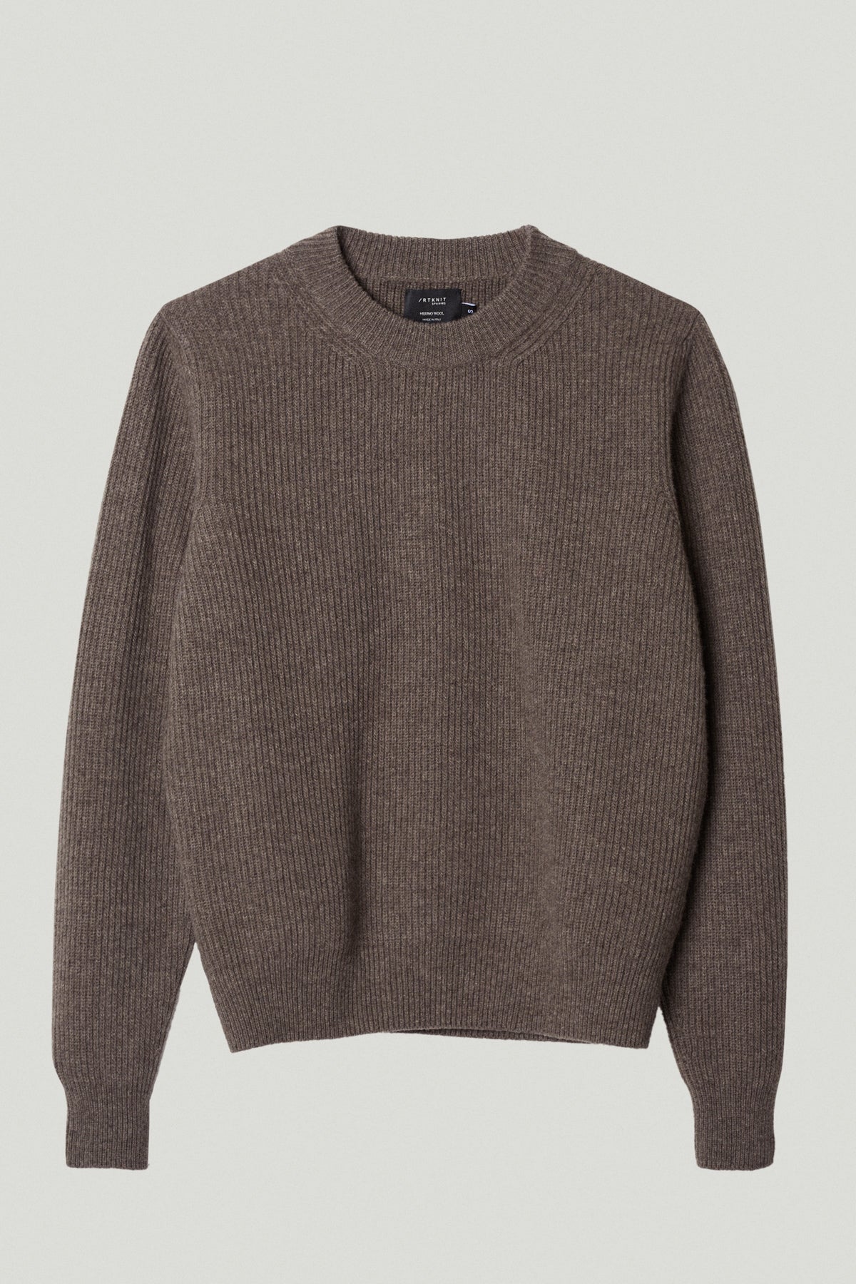 the woolen perkins sweater 2 taupe