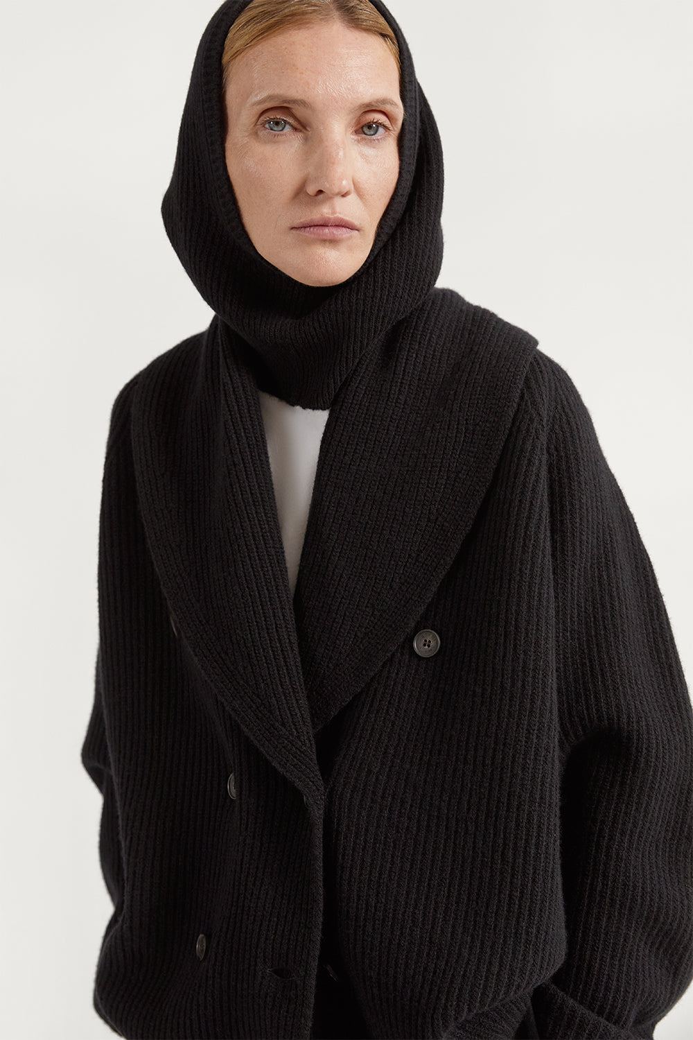 The Woolen Balaclava Black