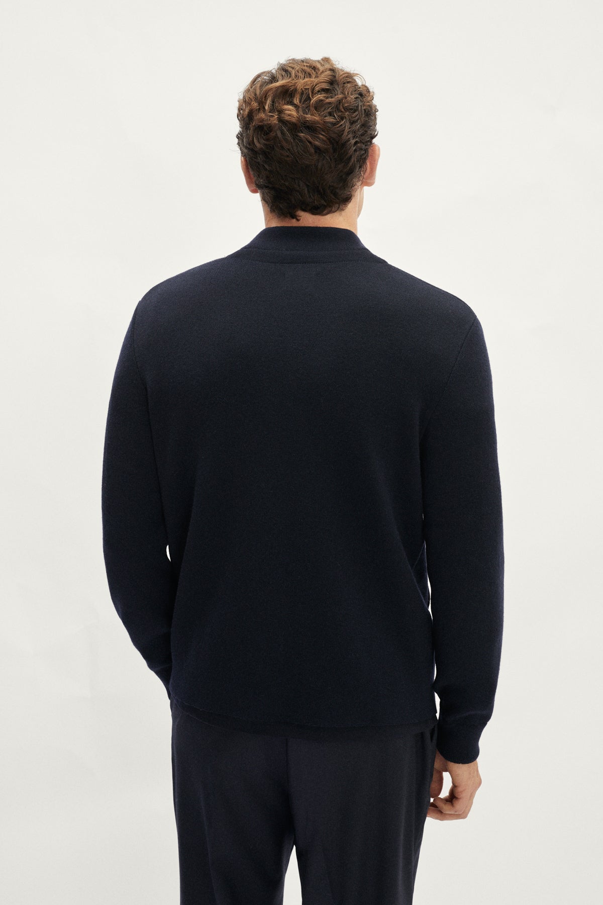 The Merino Wool Bomber - blue
