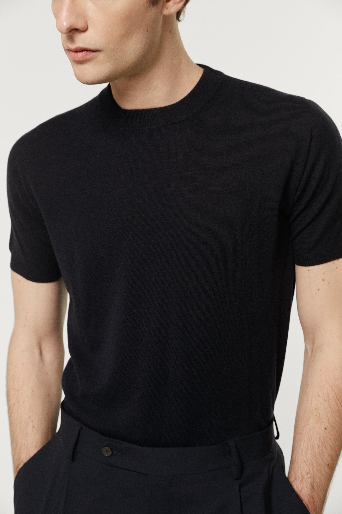 The Ultrasoft Wool T-Shirt blue