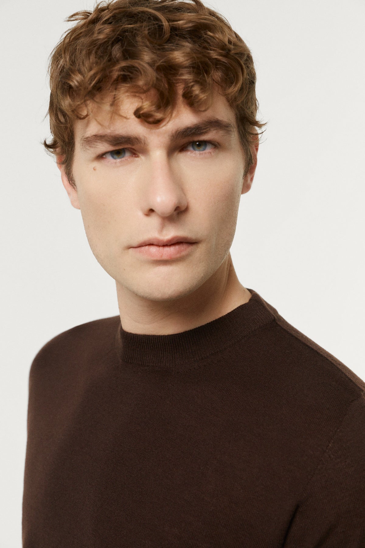 The Ultrasoft Wool T-Shirt brown