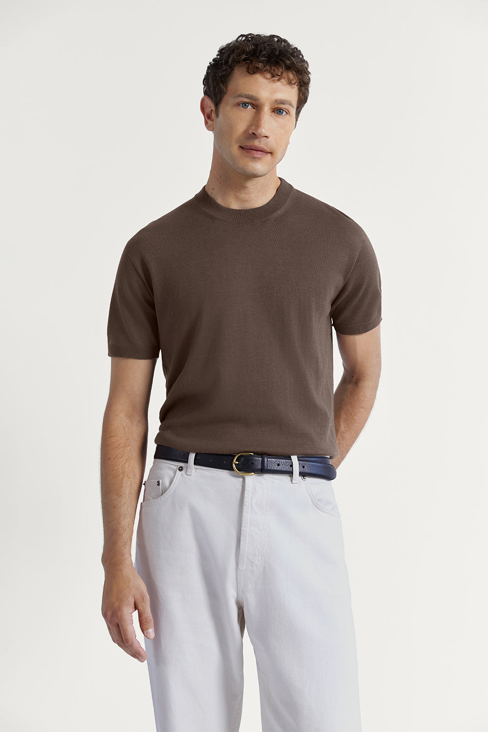 The Ultrasoft Wool T-Shirt Clay