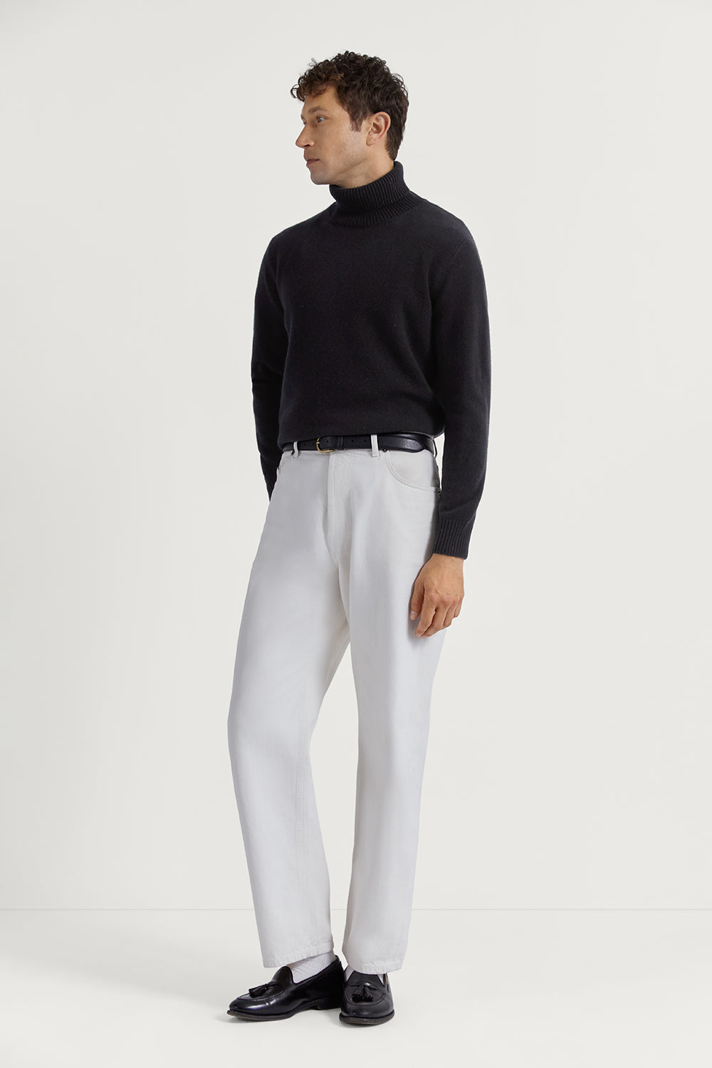 The Woolen Roll-Neck Black