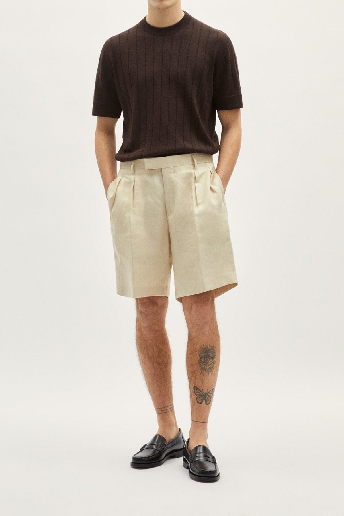 Bermuda en sergé de Lin - Version imparfaite