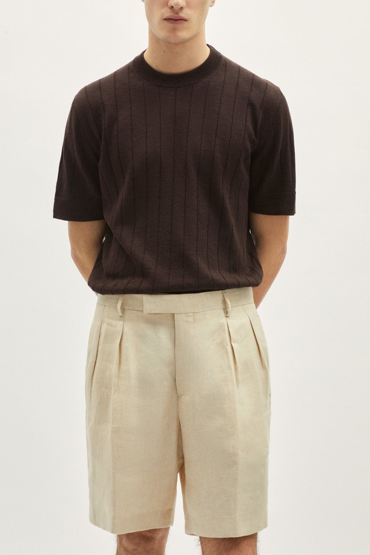 Bermuda en sergé de Lin - Version imparfaite