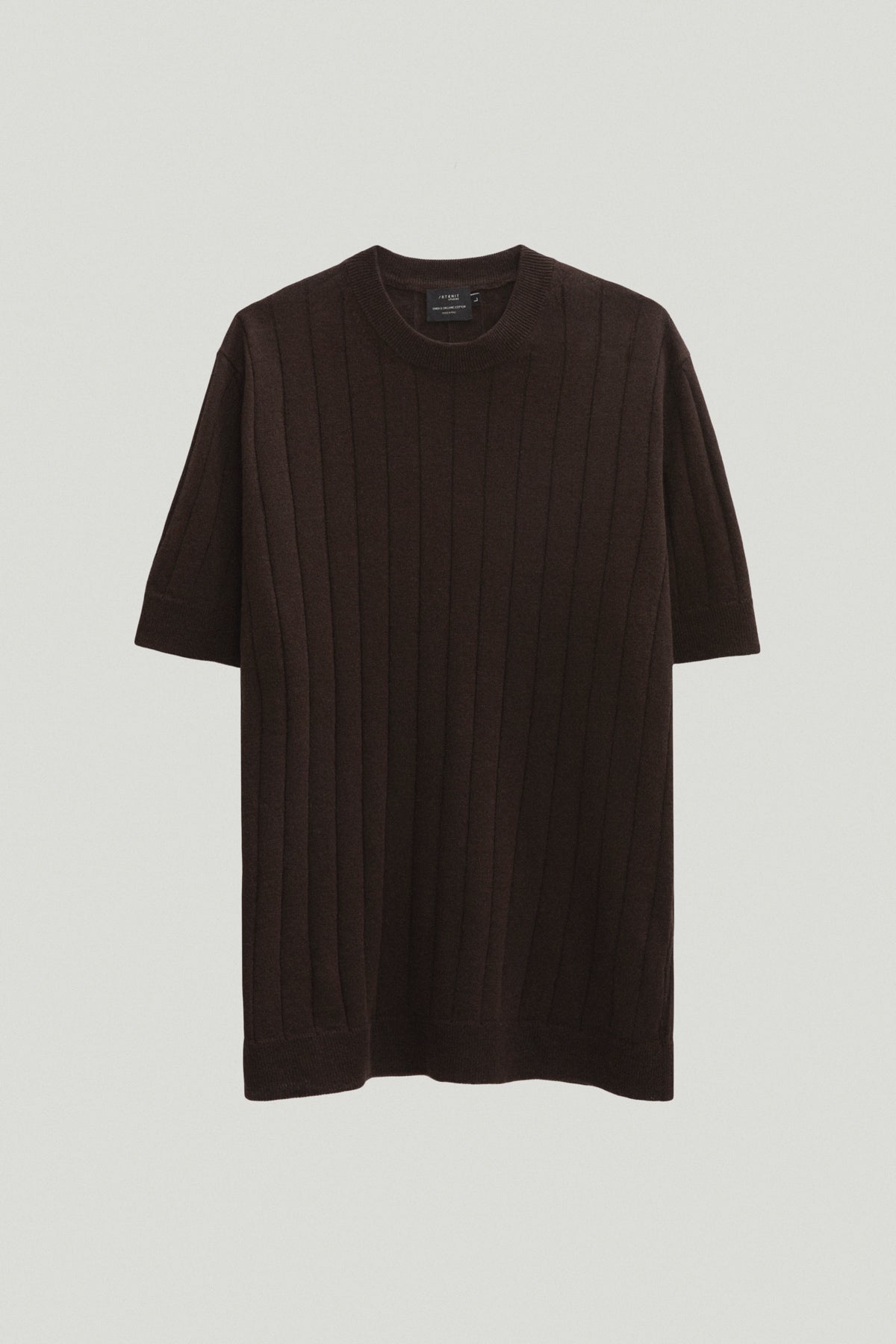 the linen cotton vintage t shirt brown