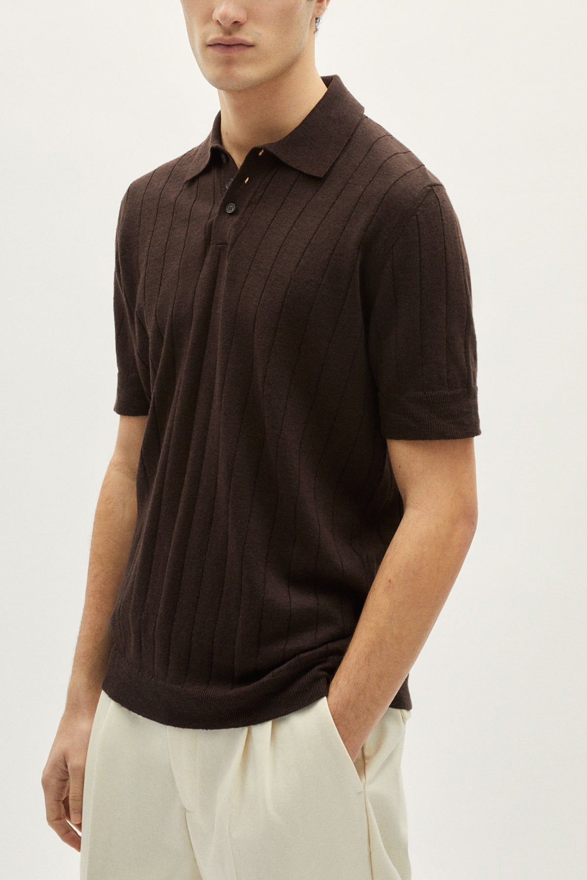 Polo vintage in Lino Cotone – Versione Imperfect