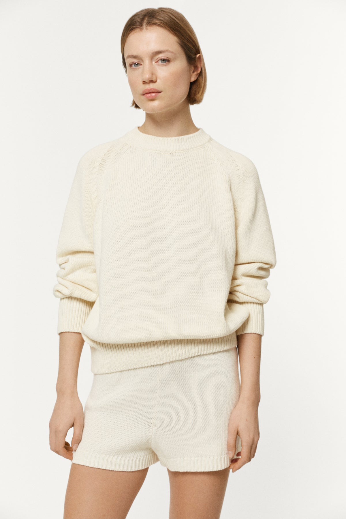 Shorts Tricot in Cotone Organico