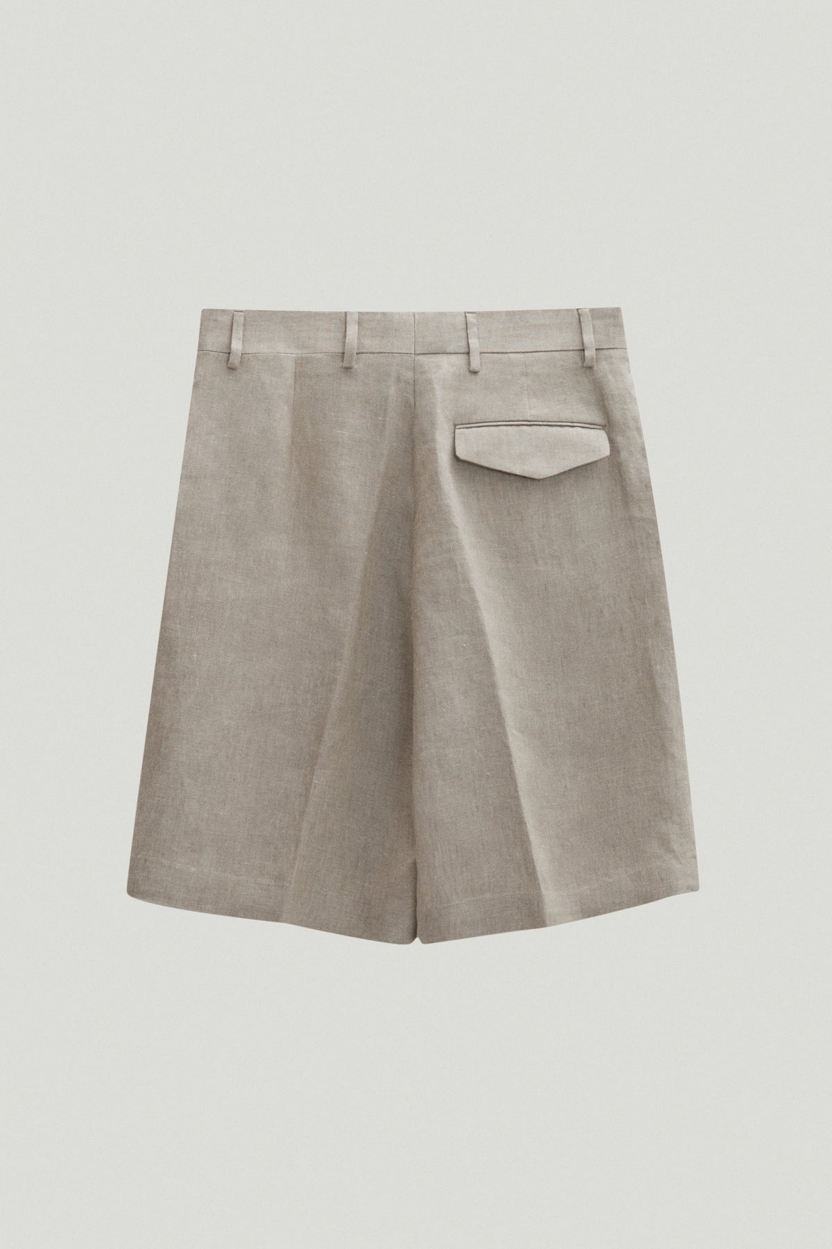 Bermuda-Shorts aus Leinentwill