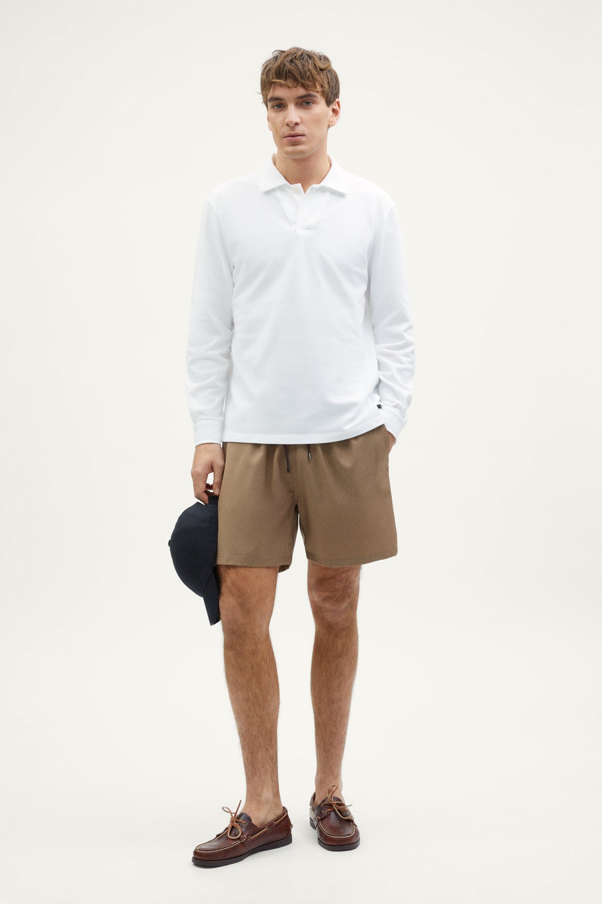 The Merino Wool Swim Shorts - brown