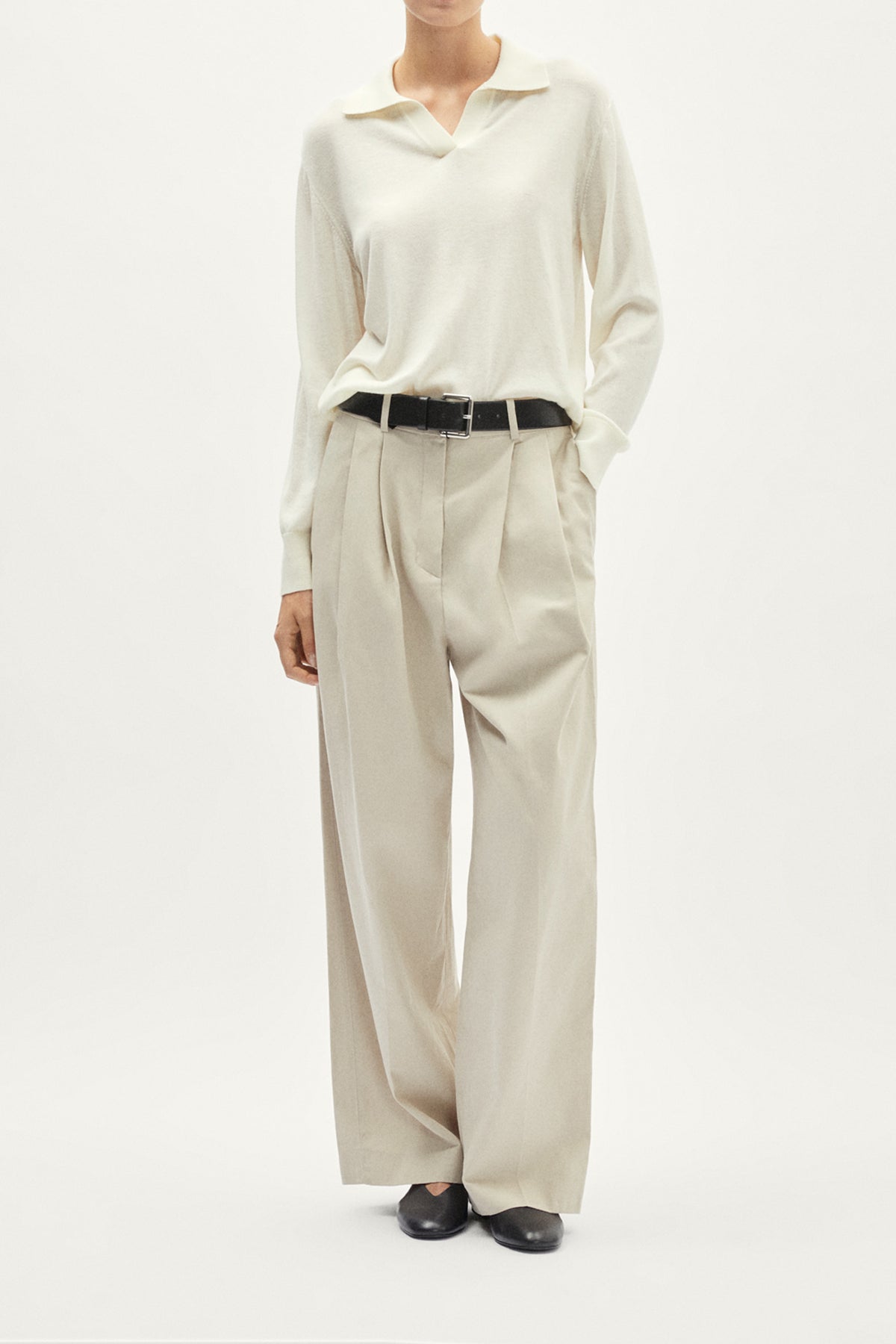 Polo classique en laine ultra douce - Version imparfaite