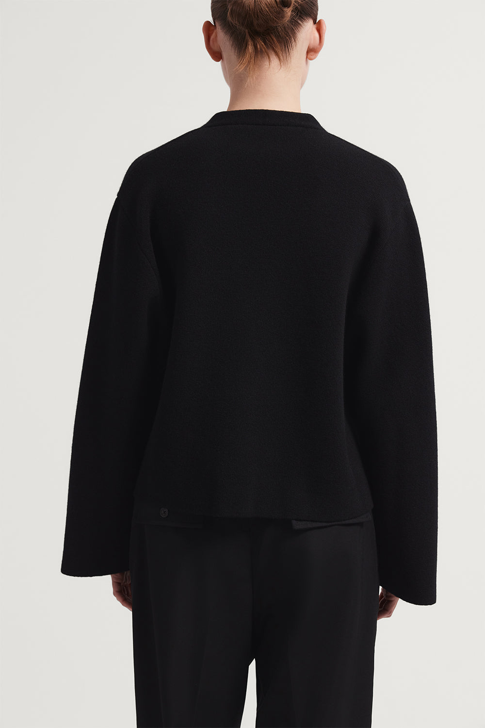 The Woolen Sleek Jacket Black