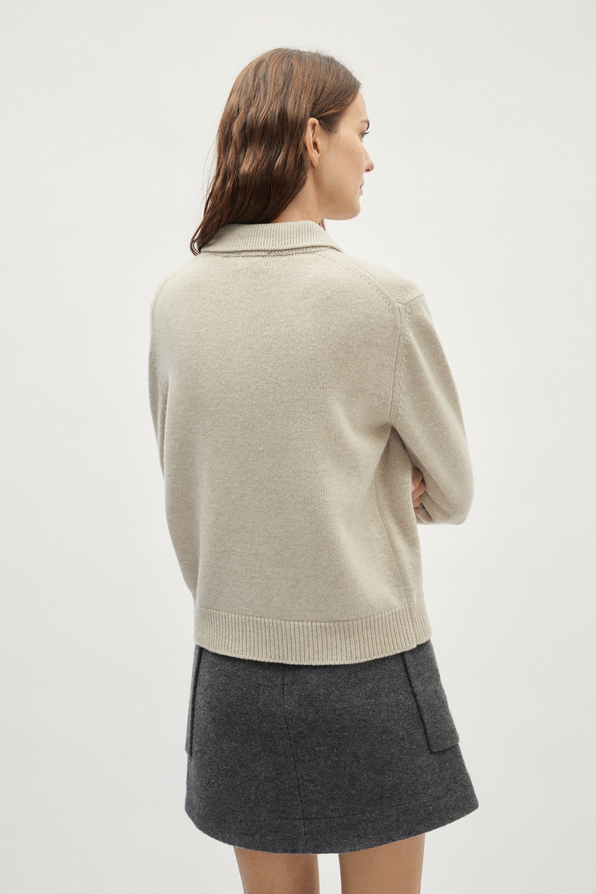 The Woolen Vintage Polo - ecru