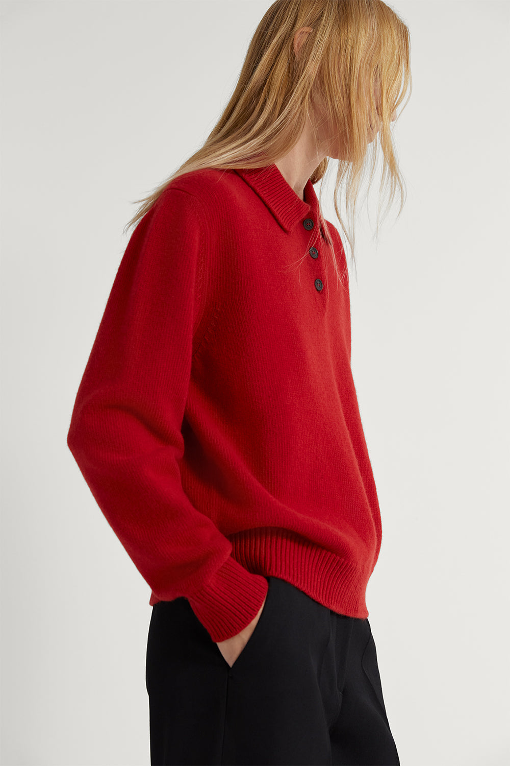 The Woolen Vintage Polo Red