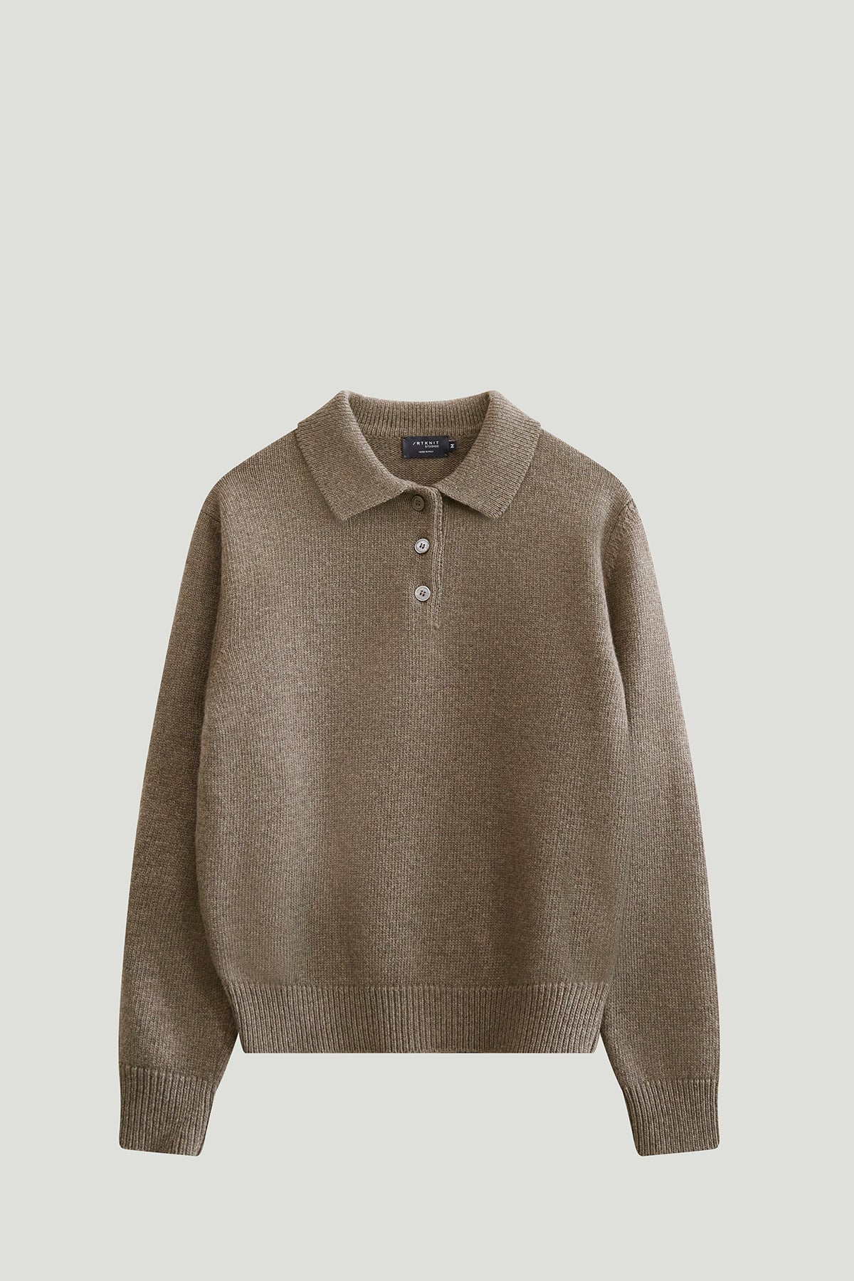 The Woolen Vintage Polo - taupe