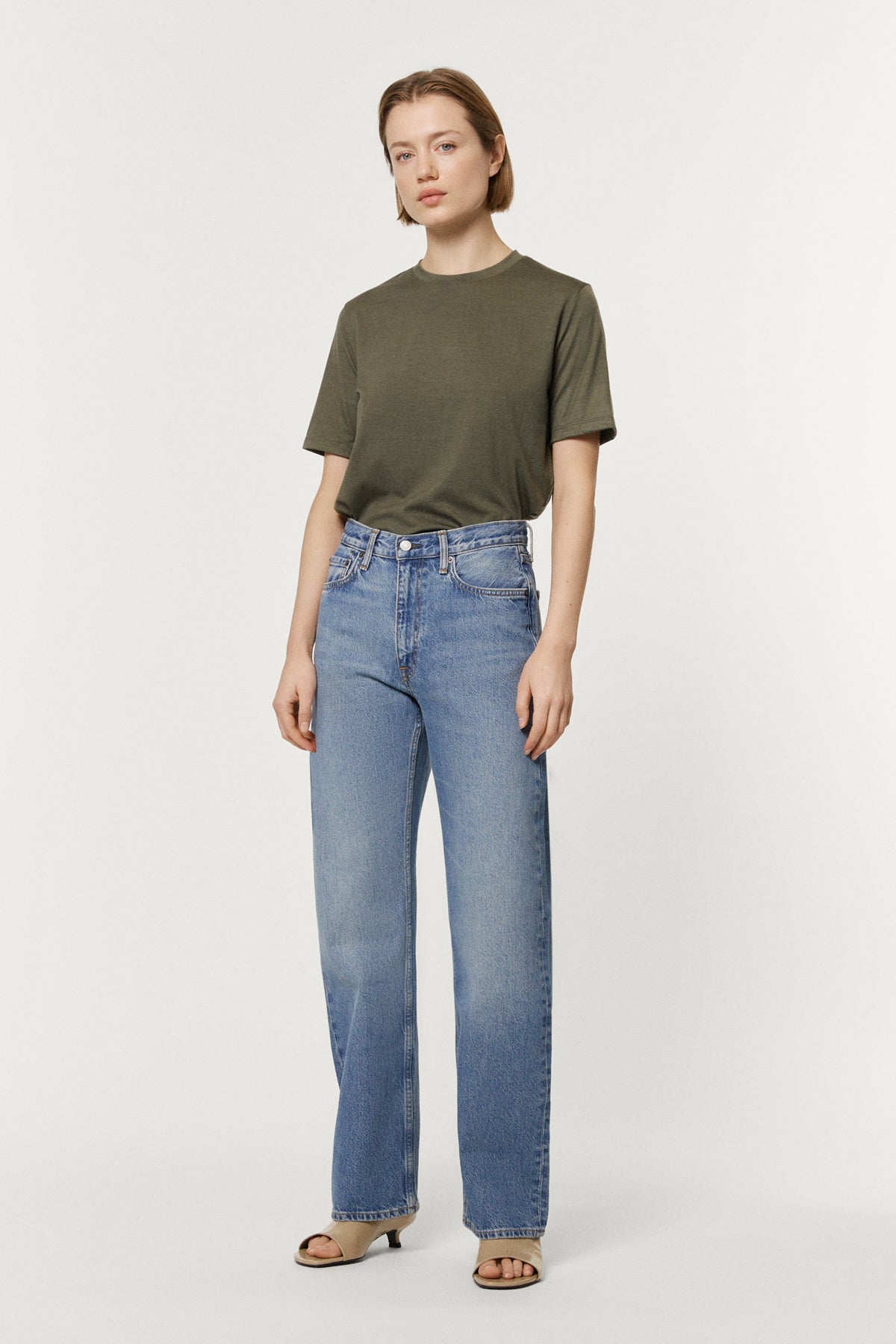 The Active Wool Tee green