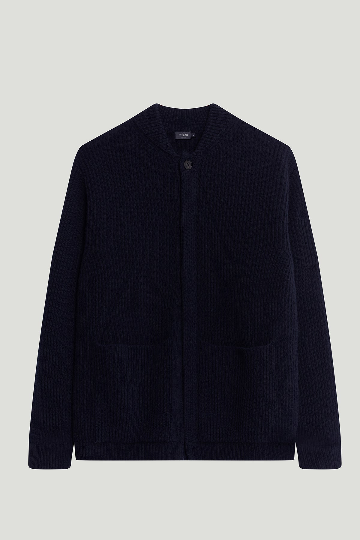 The Woolen Ribbed Bomber abyss blue