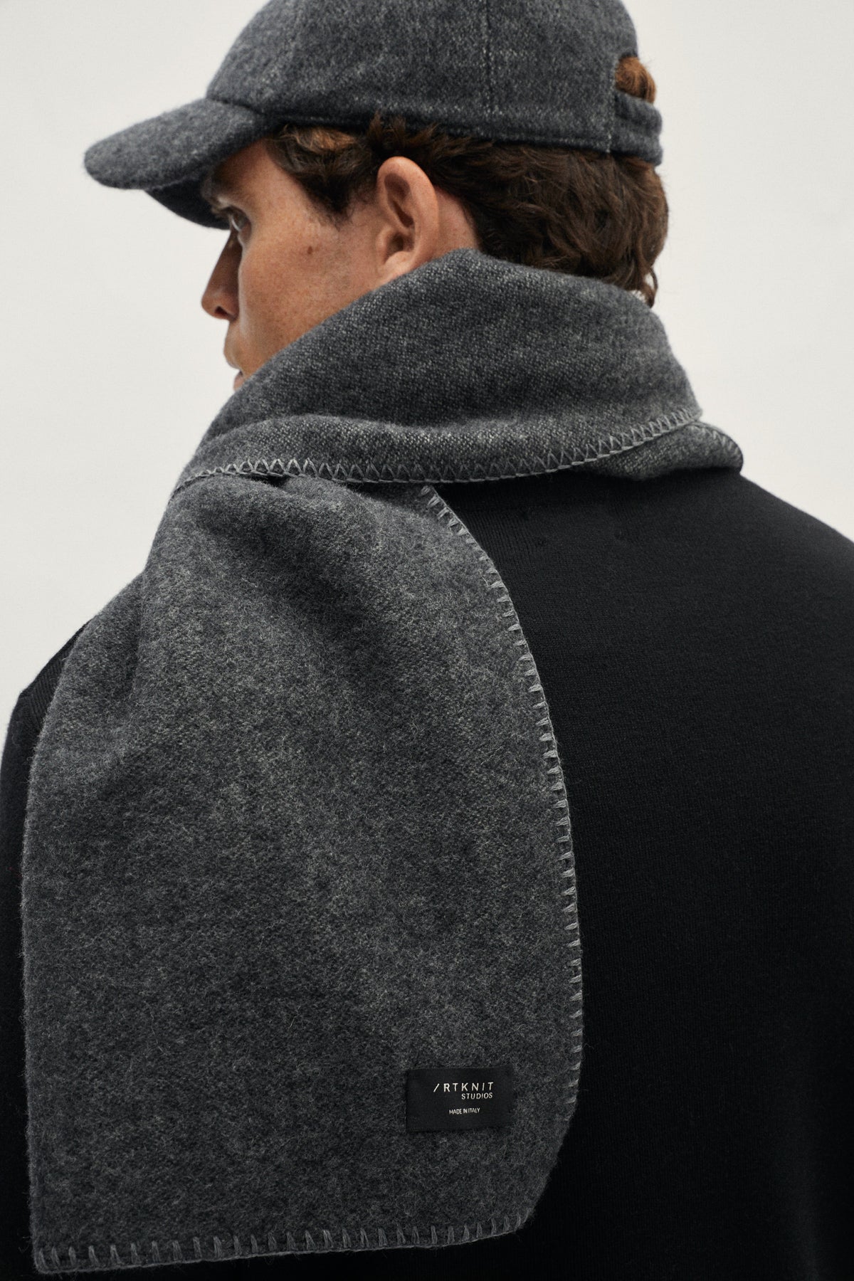 Sciarpa in Lana Cardata