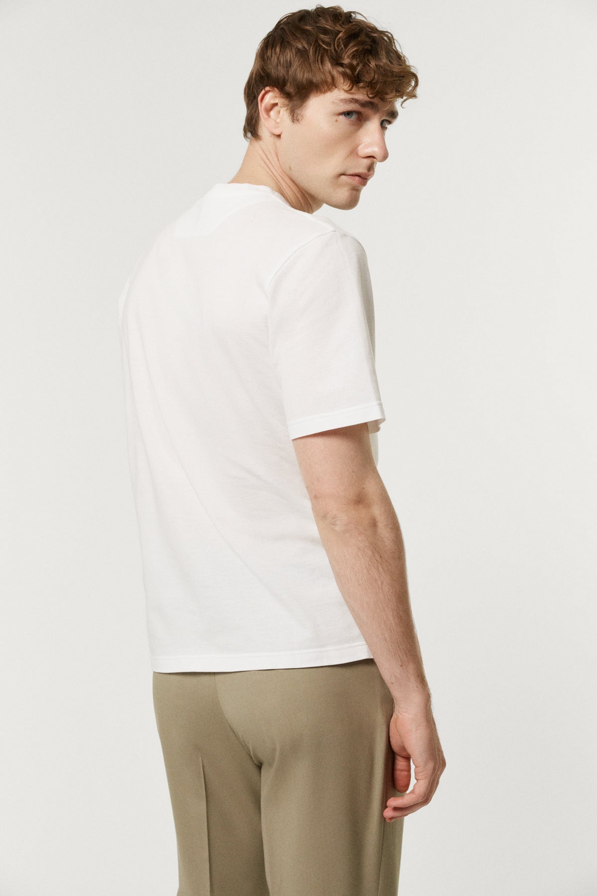 The Organic Ice Cotton Piqué T-Shirt white