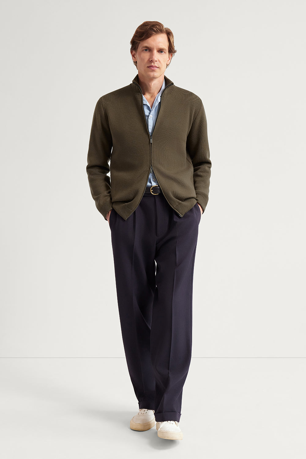 The Merino Wool Lightweight Bomber Mud
