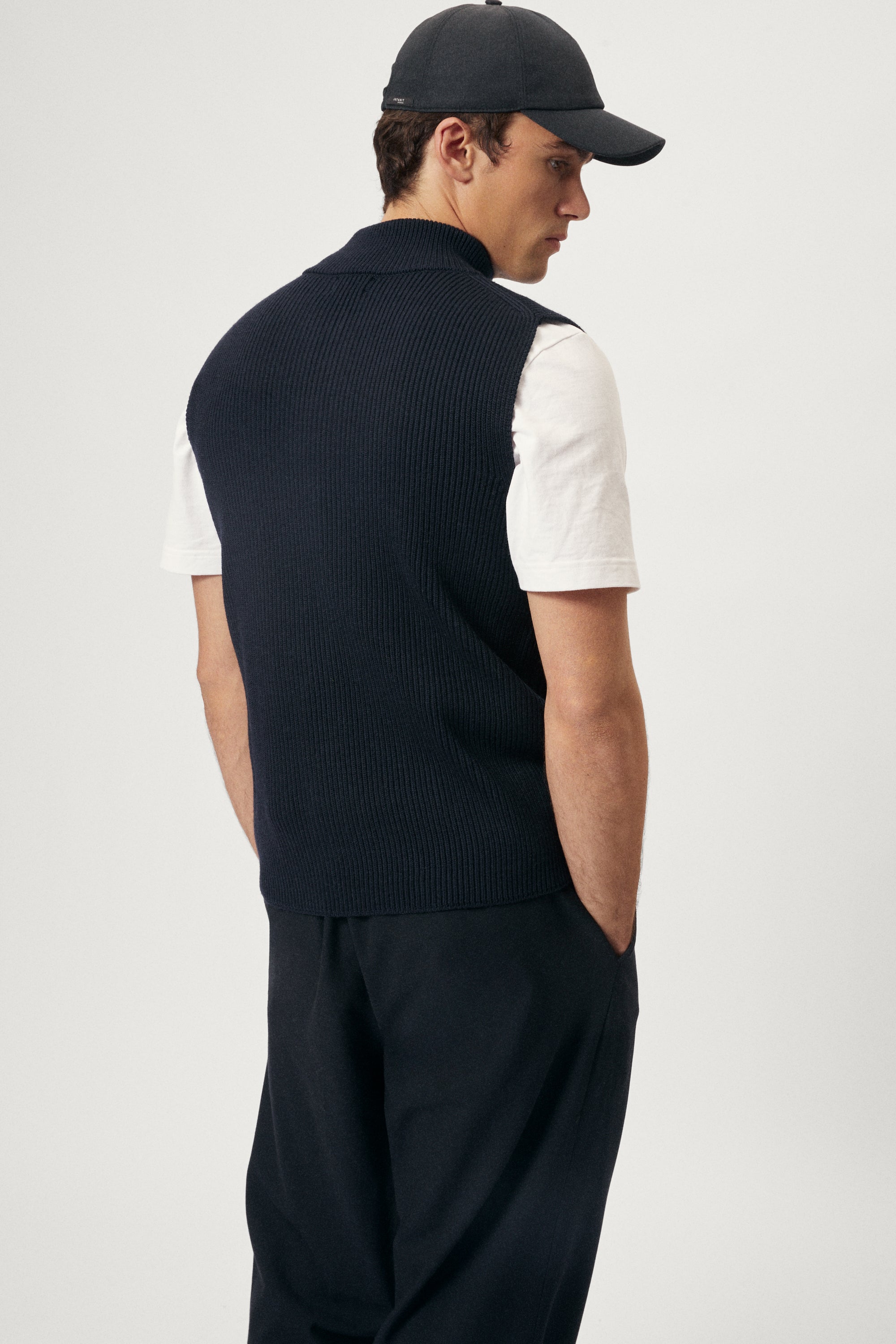 Cappellino Baseball in Twill di Lana