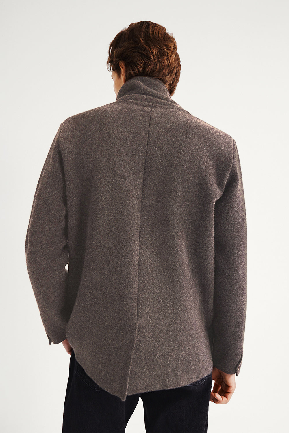 Le blazer en laine bouillie