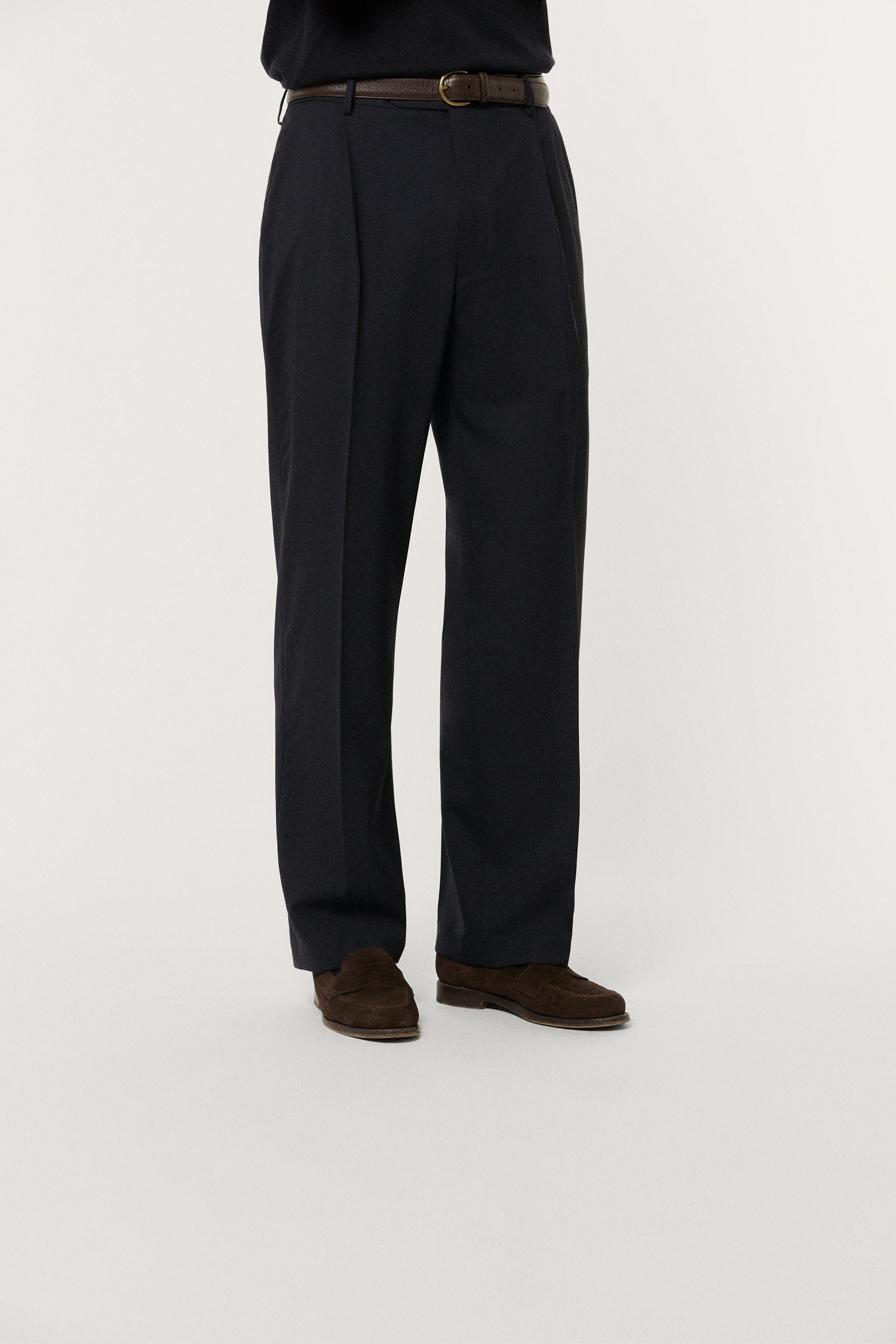 The Cool Wool Tailored Trousers with Pinces