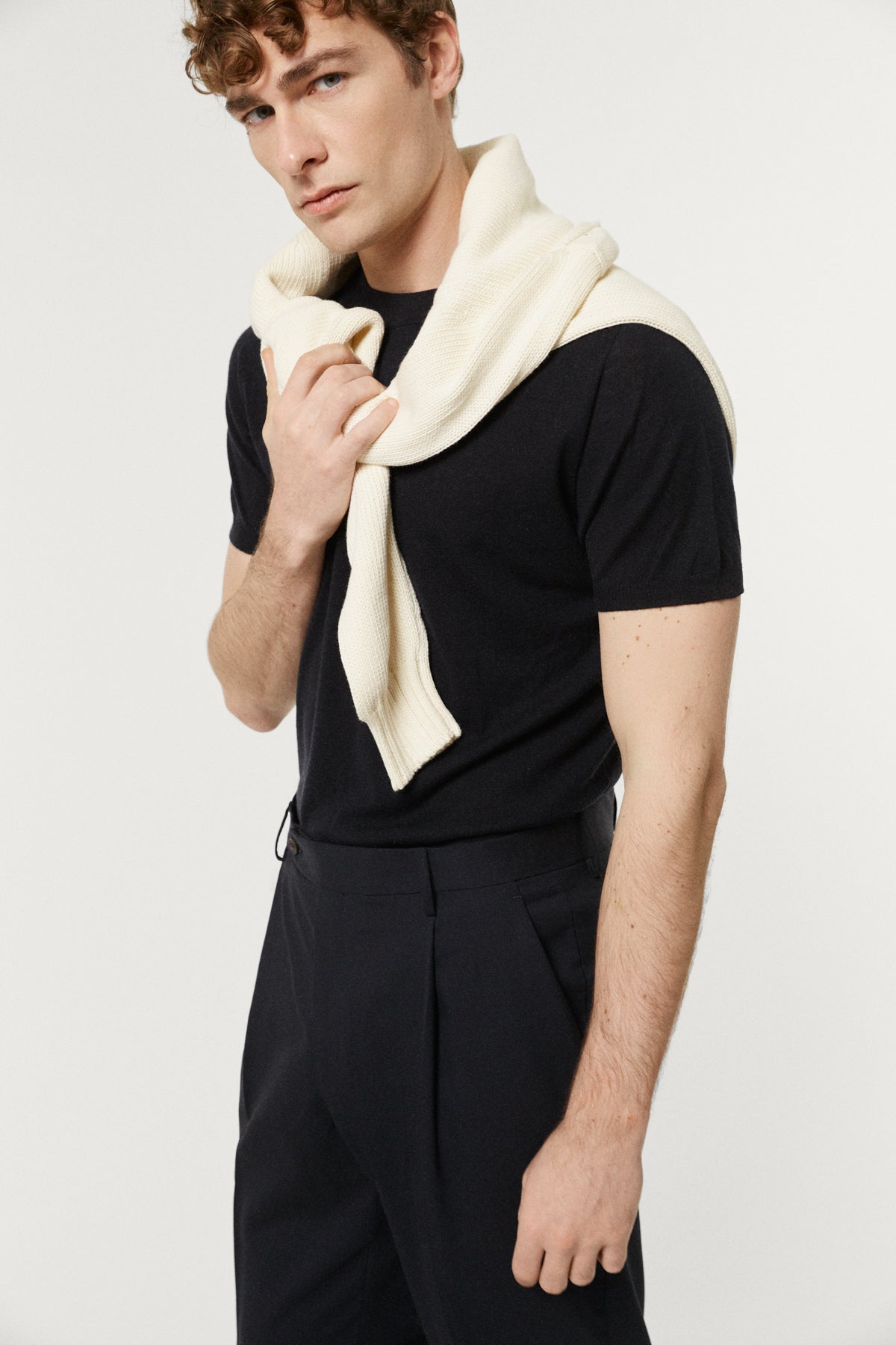 The Cool Wool Tailored Trousers with Pinces blue