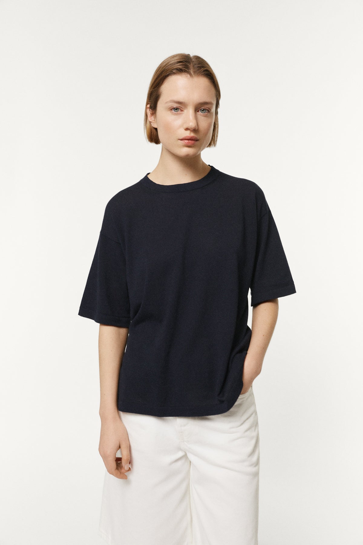 The Organic Cotton Lightweight T-shirt blue