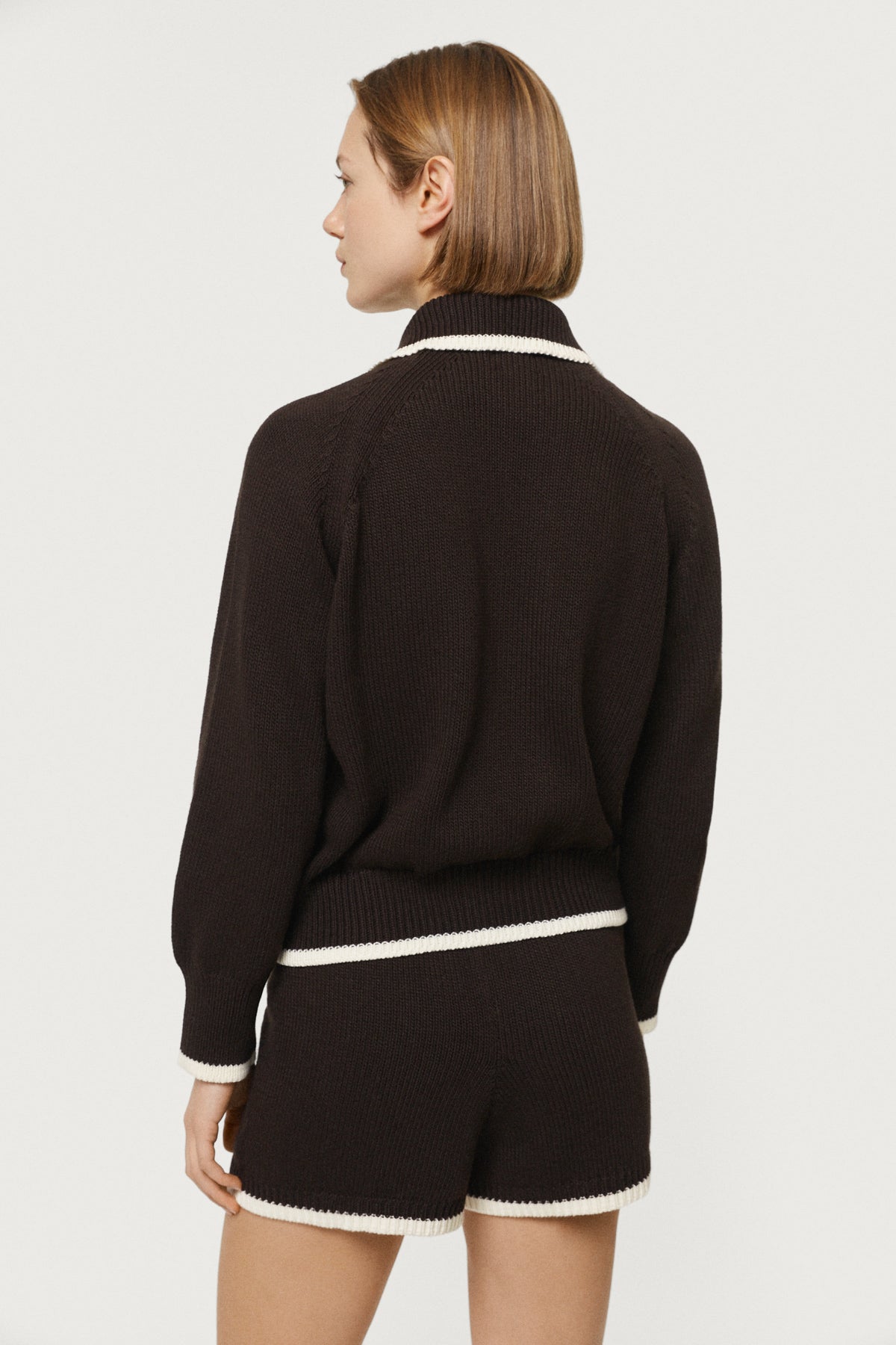 Bomber tricoté en coton biologique