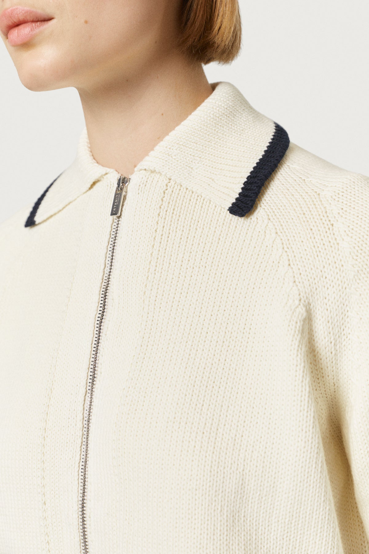 Bomber tricoté en coton biologique