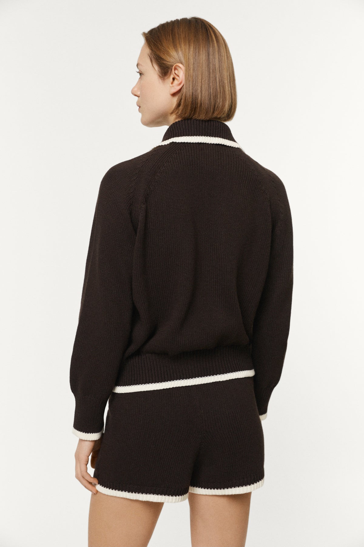 The Organic Cotton Tricot Bomber brown