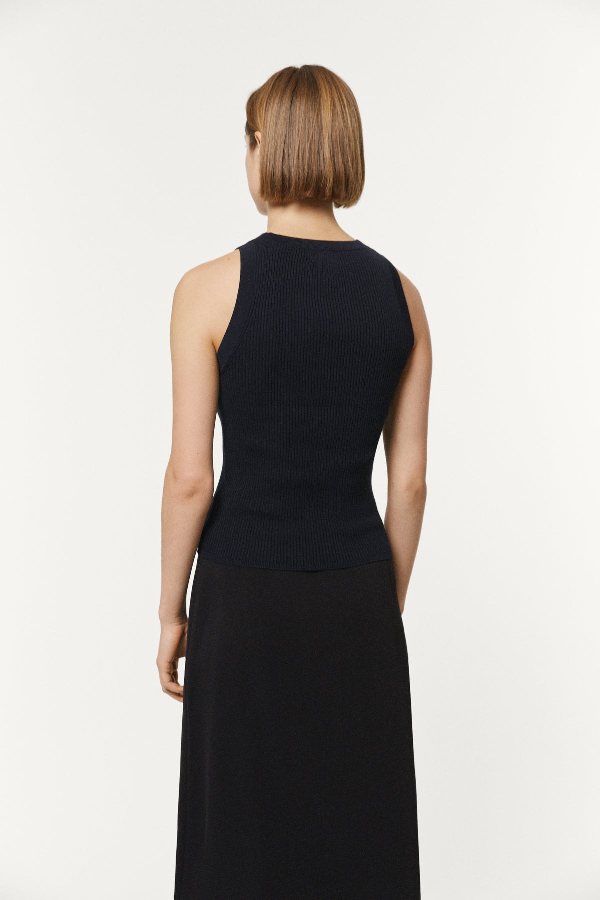 The Organic Cotton Essential Tank Top Deep Blue