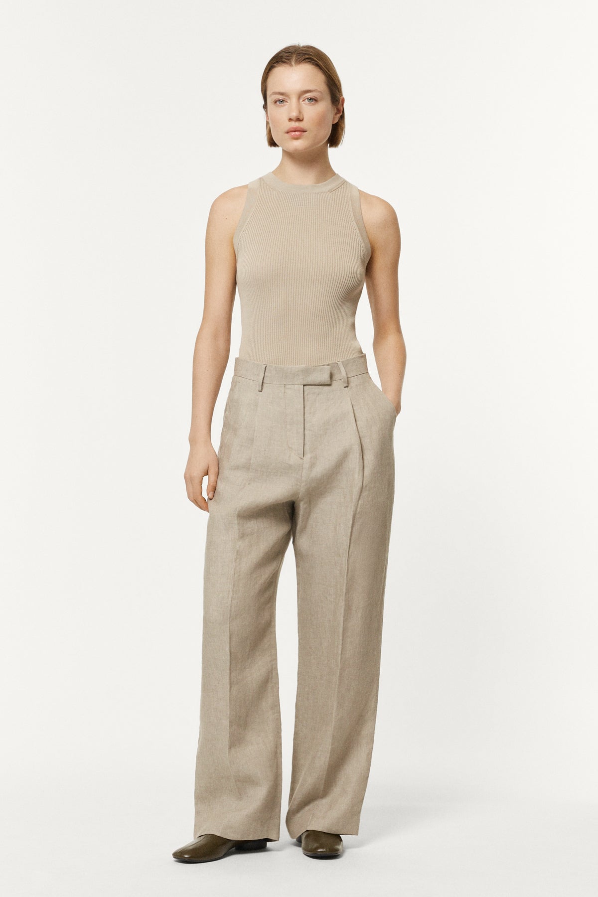 The Organic Cotton Essential Tank Top Hay