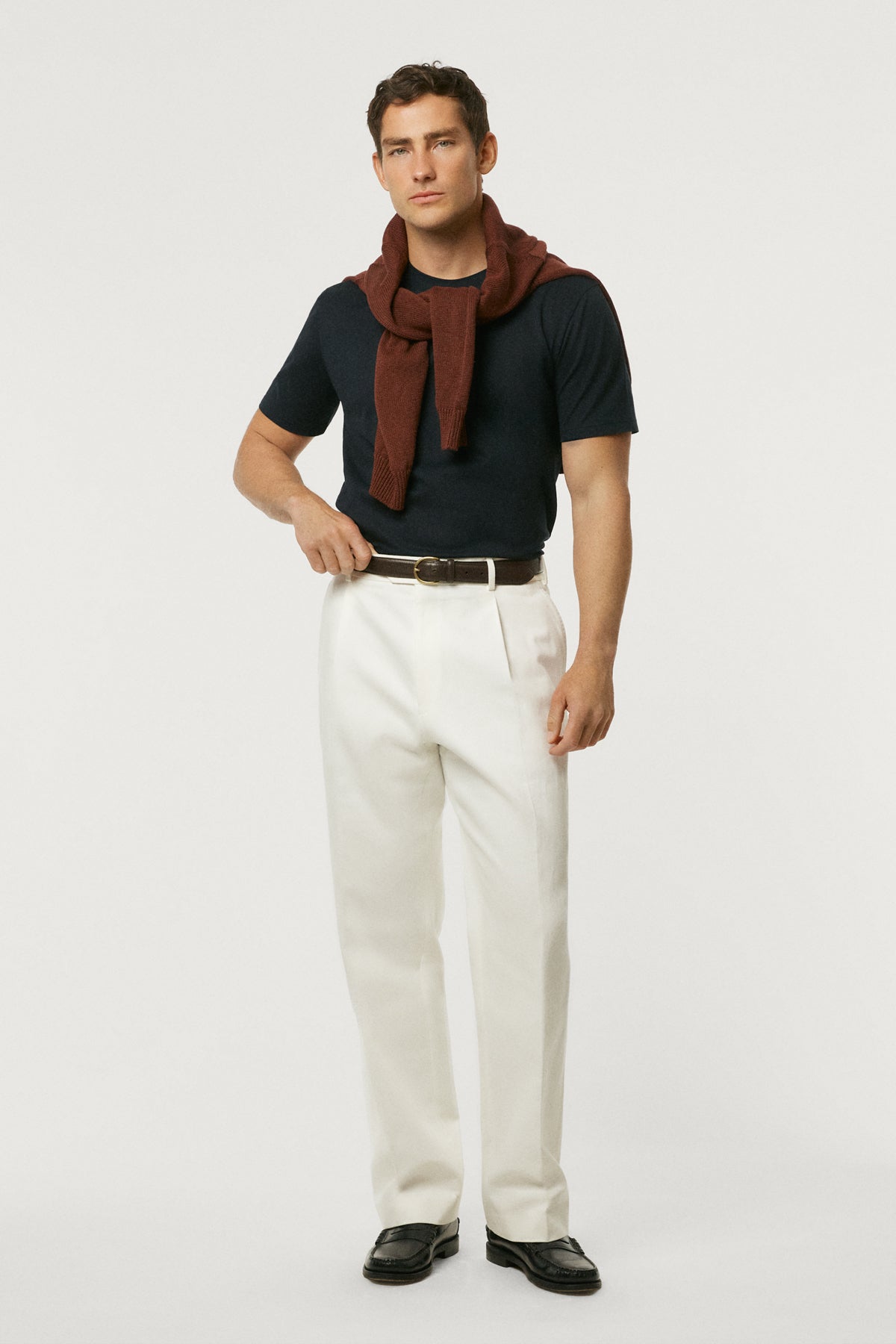 The Organic Ice Cotton Piqué T-Shirt blue