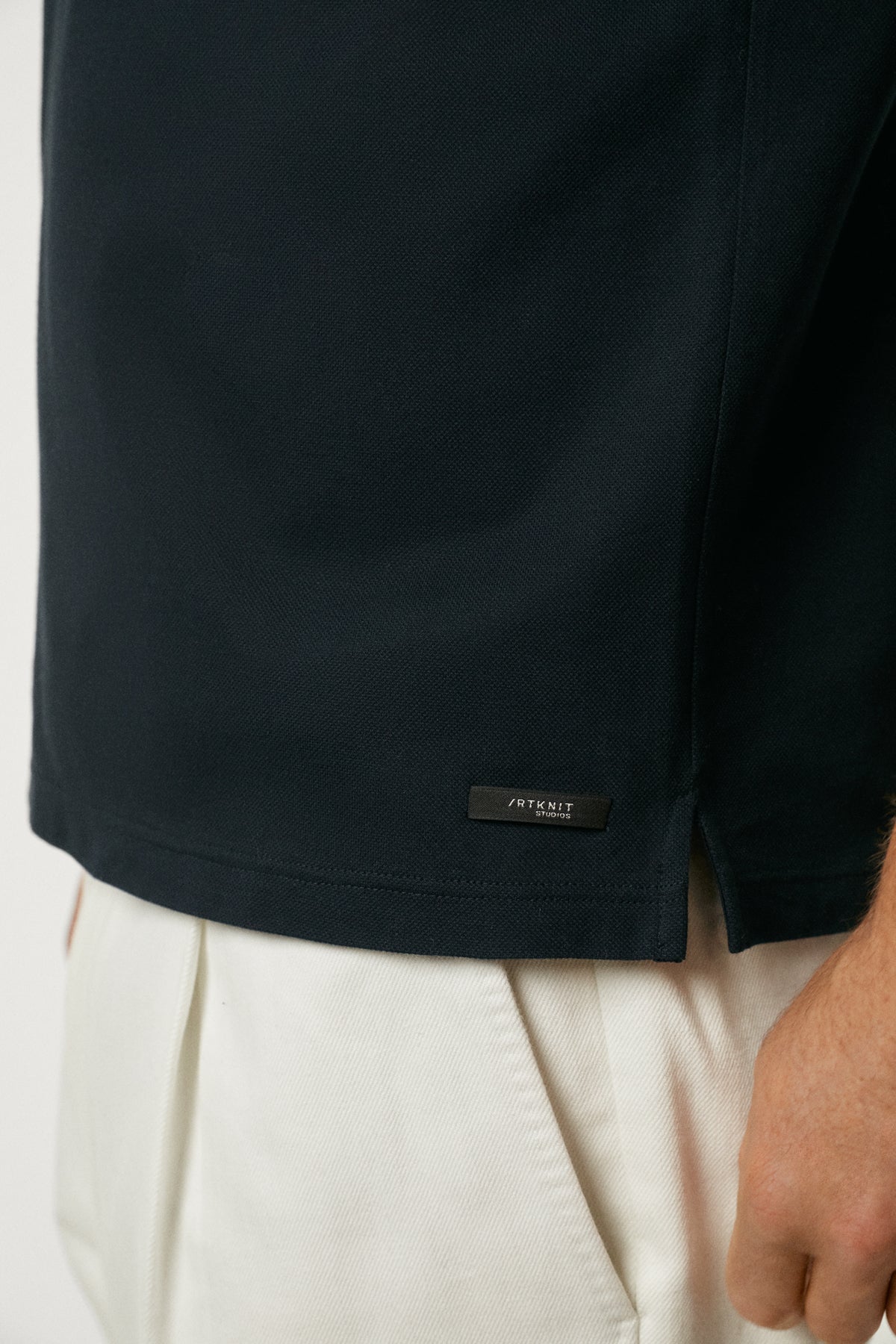 The Organic Ice Cotton Piqué T-Shirt blue