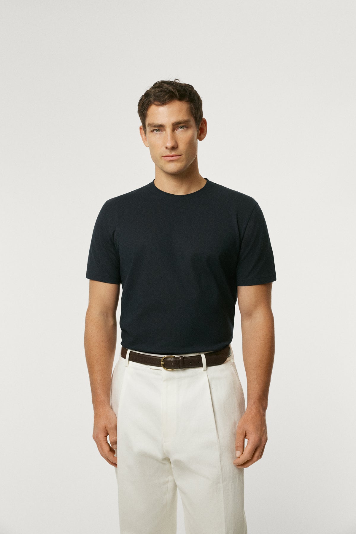 The Organic Ice Cotton Piqué T-Shirt blue