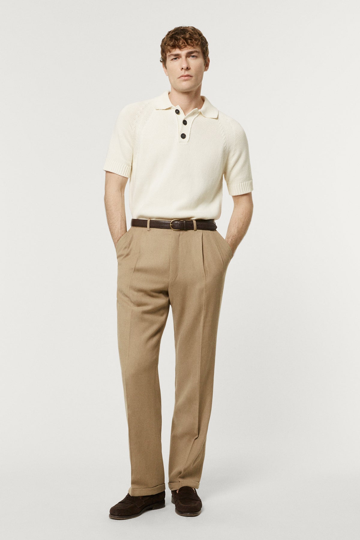 The Organic Cotton Tricot Short Sleeve Polo