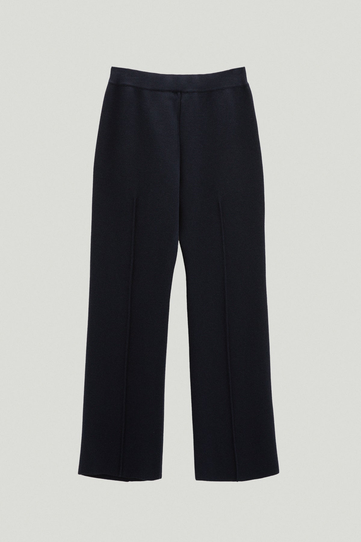 the organic cotton straight leg pants deep blue