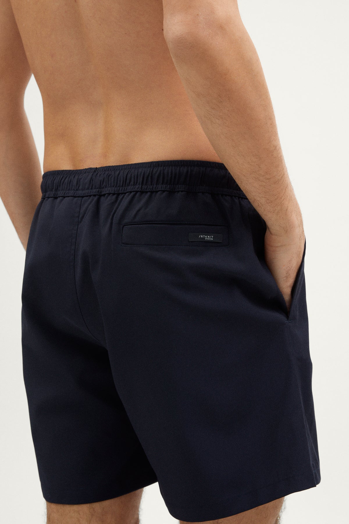 the merino wool swim shorts blue navy