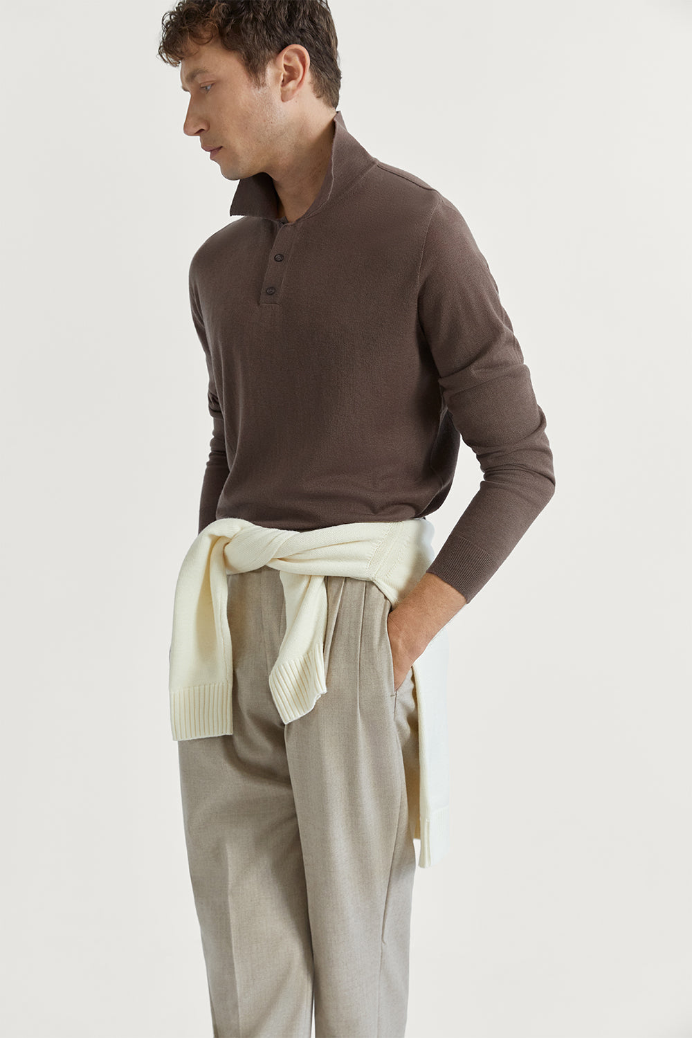 The Ultrasoft Wool Polo Clay