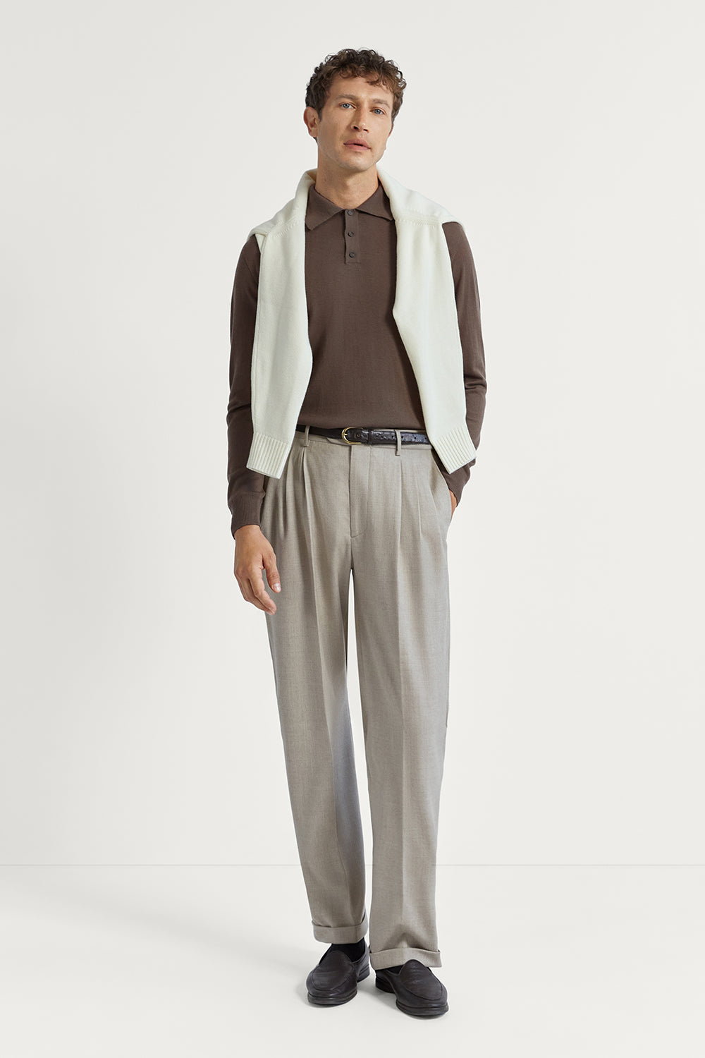 The Ultrasoft Wool Polo Clay