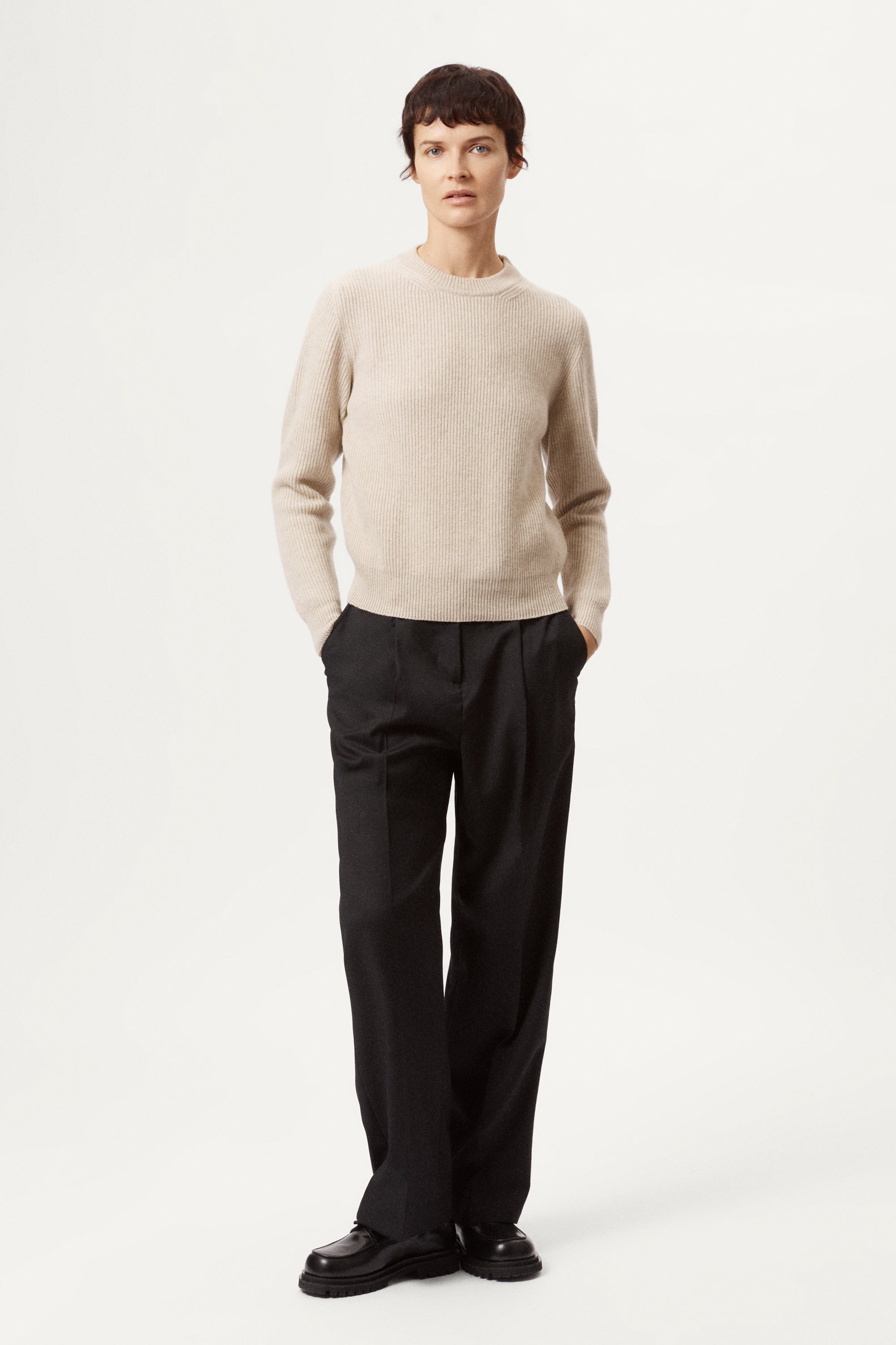 The Woolen Ribbed Sweater